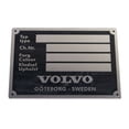 thumbnail image 3 of New VOLVO Vintage Data Plate Aluminum Goteborg Sweden, 3 of 4
