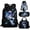 Astronaut Playing Guitar Butterfly, variant on Ladybug Backpack for Girls 6-8 Cute Kids School Bag with Lunch Box for Elementary Kindergarten Daisy Bookbag 4 in 1 Set Back Pack Travel Knapsack Daypack