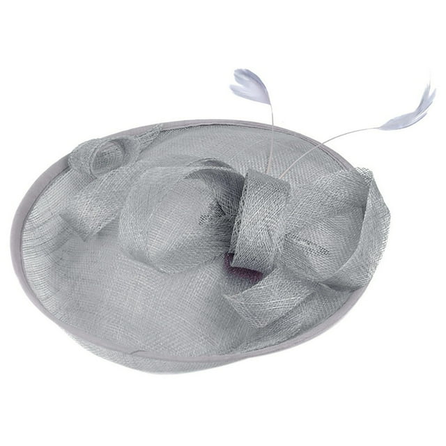 Mesh Wedding Hat Women Feathers Fascinator Fashion Party Ribbons And Hat Baseball Caps
