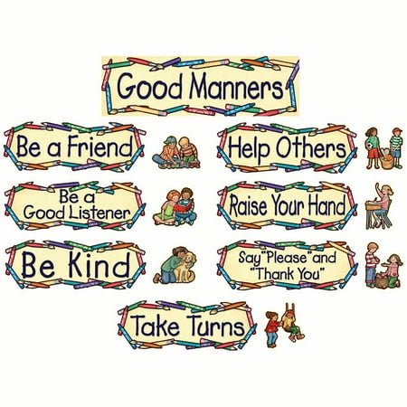 Good Manners Bulletin Board - SW GOOD MANNERS MINI BB SET