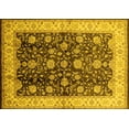 thumbnail image 1 of Ahgly Company Indoor Rectangle Oriental Yellow Traditional Area Rugs, 5' x 7', 1 of 4