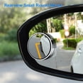 thumbnail image 2 of 1 Pair Rearview Small Round Mirror For Car Use 360-degree Adjustable Wide-angle Reversing Car Auxiliary Mirror Blind Observation Mirror Upgrade Suction Cup Design, 2 of 8