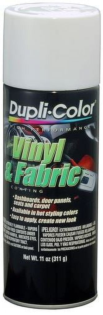 Dupli-Color Hvp105 Gloss White High Performance Vinyl and Fabric Spray - 11 oz.