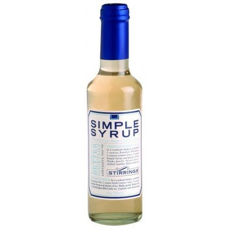(2 Bottles) Stirrings Simple Syrup, 12 Fl Oz (Best Simple Syrup For Cocktails)