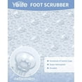 thumbnail image 5 of Yolife Shower Foot Scrubber Mat,Anti-Slip Bath Mat with Scrub Bristles & Strong Suction Cups to Soothe Achy Feet, 25.6" x 13.4", 5 of 7