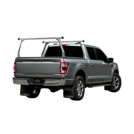 ADARAC 2008-2016 Fits Ford Super Duty F-250 F-350 F-450 8' Silver Aluminum Series Truck Bed Racks F3010051