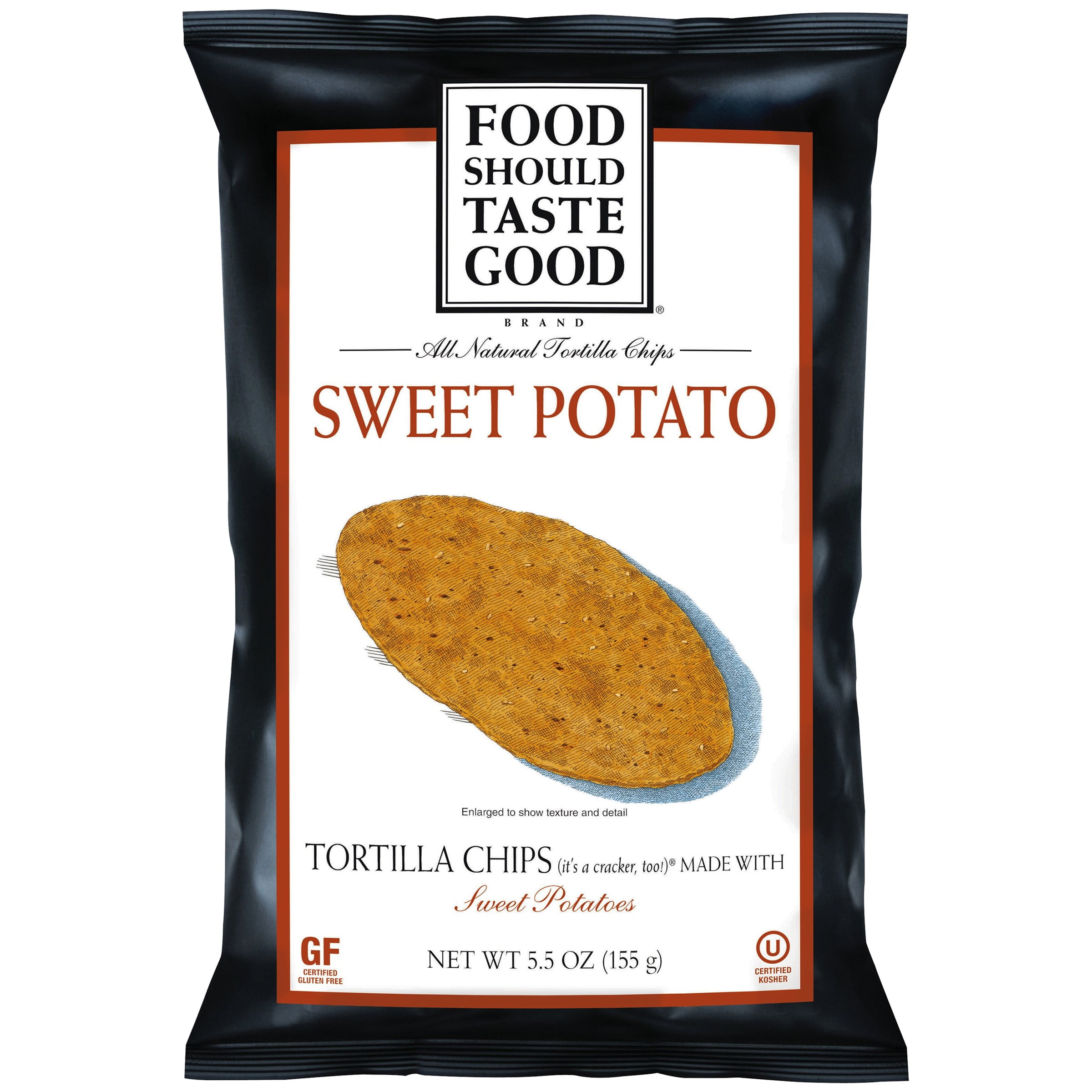 Food Should Taste Good Gluten Free Tortilla Chipsnon-GMO Sweet Potato 5.5 oz Bag by General Mills