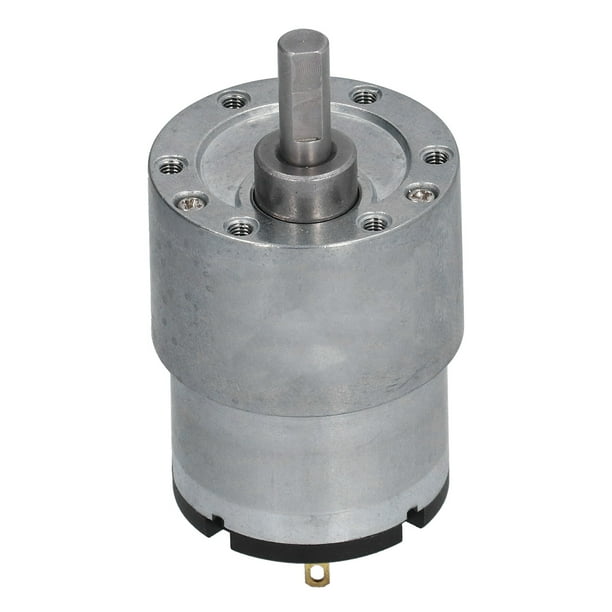 Motor de engranajes de metal, motor de engranajes DC 12V Motor CWCCW Motor de reducción de velocidad Salida de alta intensidad