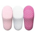 thumbnail image 4 of Tines 725 Baby para Niña, Rosa Antiderrapantes 3 pares Talla 3-3X, 4 of 4