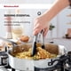 thumbnail image 4 of Pinzas KitchenAid de acero inoxidable con punta de silicona, 23 cm, color negro, 4 of 6