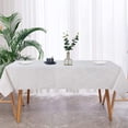 thumbnail image 6 of Waterproof Fabric Tablecloth, Floral Print Jacquard Small Spillproof Dinner Table Cloth, 6 of 8