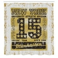 thumbnail image 2 of Ambesonne Sports Shower Curtain, Football Champion Stars Art, 69"Wx84"L, Dark Mustard Brown and Grey, 2 of 4