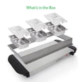 thumbnail image 2 of NutriChef PKBFWM21 - Food Warming Tray - Buffet Server Hot Plate Food Warmer, 2 of 7