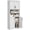White, variant on EastVita Bathroom Cabinet Farmhouse Storage Cabinet with Glass Doors and Adjustable Shelves Freestanding Kitchen Pantry Cabinet Cupboard for Living Room Dining Room Black 67 H