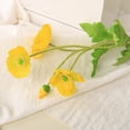 thumbnail image 4 of Silk Artificial Flower with Stem -1 Pc, Faux Poppy Spring Flowers for Home Kitchen Wedding Decorations Floral Arrangement Table Centerpieces Vase Bouquet, 4 of 8