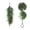 C, variant on Clearance Under $5, Artificial Teardrop Swag Hanging Greenery Faux Pine and Cedar Accent with Cones for Front Door Mantel and Window Decor, 61cm(E)