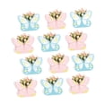 thumbnail image 3 of 12 Cajas de Papel con Flores, con Forma de Mariposa, para Regalo de Boda, Cumpleaños, Recuerdos de Fiesta de Té., 3 of 9