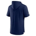 thumbnail image 3 of Men's Fanatics Heather Navy Washington Capitals Authentic Pro Road Performance Short Sleeve Pullover Hoodie, 3 of 3