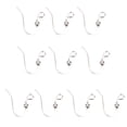 thumbnail image 1 of 20pcs ganchos de pendiente de plata Ganchos de alambre de oreja Resultados de pendientes ería de bricolaje Yuyangstore ganchos para pendientes, 1 of 8