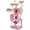 Pink, variant on COCOKUN 64.5in Extra Large Multi-Level Cat Tree Kittens Play House Condo with Platform, Perch Hammock & Scratching Posts, Pink, 64.5in