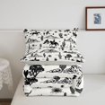 thumbnail image 5 of Homewish Wild West Cowboy Full Size Comforter Sets,Desert Plant Cactus Bedding Comforter Set,Beige,Light Gray Reversible,3pcs,1 Comforter and 2 Pillowcases, 5 of 7