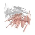 thumbnail image 1 of 200 piezas 2 colores Metal Bugle tubo espaciador abalorios sunistros joyería, 1 of 7