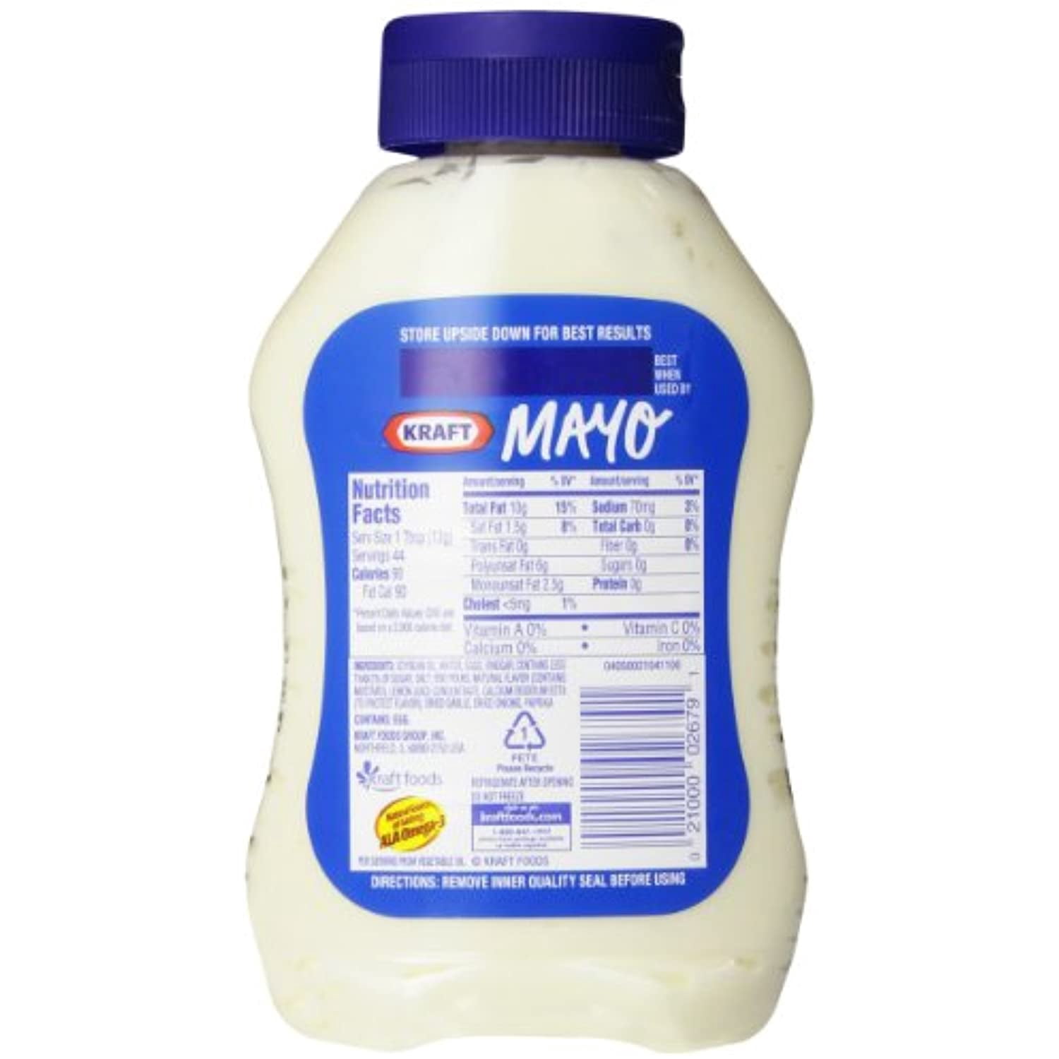 Kraft Mayonnaise, 22-Ounce Squeeze Bottles (Pack Of 2)