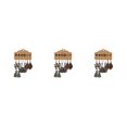 thumbnail image 1 of Pendientes Jumpingount de 12 Uds. hojas femeninas a la moda gancho de alambre exagerado único para oreja, 1 of 6