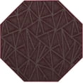 thumbnail image 1 of Indoor Outdoor custom size area rugs made in USA pattern Geometrical comes in Ten colors and Nine shapes rectangular,round,square,runners,oval,octagon,half round - Burgundy, 2' Octagon Area Rugs, 1 of 1