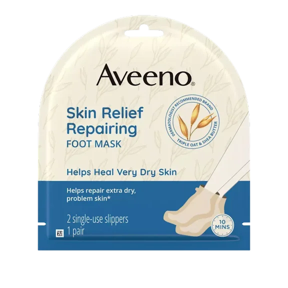 Aveeno Skin Relief Cica Foot Mask, 1 Pair