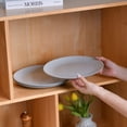 thumbnail image 6 of LaGlint 10.5 inch Dinner Plate Set of 6, Lightweight Round Opal Glass Gray Dinnerware Plates, Dishwasher and Microwave Safe, 6 of 8