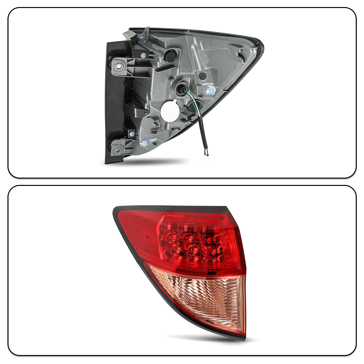 For 2016–2018 Honda HR-V Outer Driver Left Side Tail Light Assembly