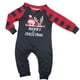 thumbnail image 5 of Conjunto de pijamas para padres e hijos con estampado de letras encantadoras de otoño, ropa de casa a cuadros de Europa y Estados Unidos, 5 of 5