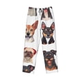thumbnail image 5 of Balery Happy Dog Faces Collage print Men's Pajama Pants,Ultra Lightweight Pjs,Lounge Pant-X-Large, 5 of 9