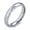 Silver-Tone-4MM, variant on Mens Titanium Wedding Band Prism Cut Titanium Ring Comfort Fit