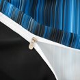 thumbnail image 4 of meiyoeat gradient Lines Texture Bedding,Neon Blue Black Duvet Cover Full,Reversible,3 Pieces,1 Duvet Cover and 2 Pillowcases, 4 of 6