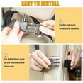 thumbnail image 4 of Universal Rear Seat Organizer with Tablet Holder for Family Travel and Road Trips Car Back Seat Storage Bag, 4 of 4