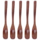 thumbnail image 4 of Cuchara pequeña, 5 piezas de cuchara pequeña de color madera para niños, cuchara antiescaldadura optimizada para la excelencia, 4 of 8
