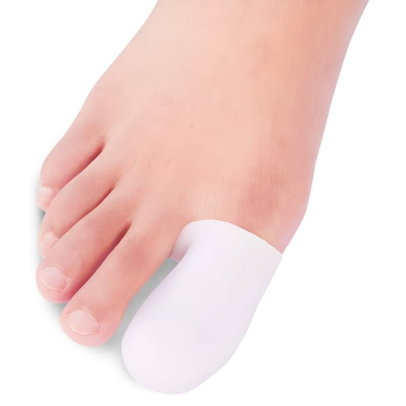 XIRQI 10 Pack Big Toe Caps Protectors,Gel Toe Covers - Cushion for Corns,Calluses,Blisters,Ingrown Toenail and Reduce Friction Big Toe Protectors