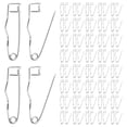 thumbnail image 1 of 100pcs Curved Safety Pin Metal Pin Patchwork Pack Edges Secure Curved Pin, 1 of 8