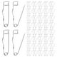 thumbnail image 1 of Paquete de 100 imperdibles curvos de metal para patchwork con bordes seguros., 1 of 5
