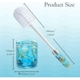 thumbnail image 2 of FONMY Toilet Brush and Holder – Acrylic Bowl Cleaner with Natural Seashell Design, Compact Drip-Proof Set for Bathroom Storage and Deep Cleaning, 2 of 8