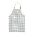 thumbnail image 1 of Unisex Kitchen Front Bolsets Delantal Grasa a prueba de ropa Chef cocinar BIB al aire libre BBQ Servidor Artista Bakery Restaurante Gadgets Blanco Advancent HA010194-05, 1 of 6