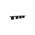 thumbnail image 3 of Meridian Furniture Belinda Black Solid Wood and Oak Veneer Modular Dining Table, 3 of 7
