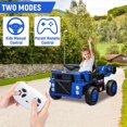 thumbnail image 5 of Telyswee Ride On Dump Truck 12V Ride On Car Toy for Kids with Remote Control, Electric Dump Bed, Shovel, Music Player, High and Low Speed and Four-Wheel Shock Absorption for Kids Aged 3+, 5 of 6