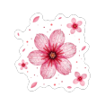 thumbnail image 3 of Fresh Cherry Blossom Stickers, Waterproof Cherry Blossom Sticker for Water Bottle Laptop Phone Cases Planner Skateboard Luggage Helmet Party Favor Decor, Ideal for Adults Teens Teacher Rewards, 3 of 9