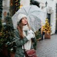 thumbnail image 3 of 10pack Bubble Clear Umbrella, Windproof Dome Rain Umbrella, Lightweight Wedding Decoration Umbrella for Women and Girls, 3 of 8