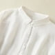 thumbnail image 5 of mfyjkho Tops Casuales Para Mujer, Blusa De Moda Para Mujer De Lino Sintético De Color Liso Con Mangas Cinco Cuartos Y Cuello Vuelto Tops Para Hacer Ejercicio Para Mujer L, 5 of 8