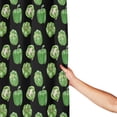 thumbnail image 3 of Shower Curtain, green Bell Pepper Print Washable Shower Curtain for Bathroom, Waterproof Bathroom Shower Curtain Set with Hooks Long Shower Curtain 72x72in Home Decor, 3 of 7