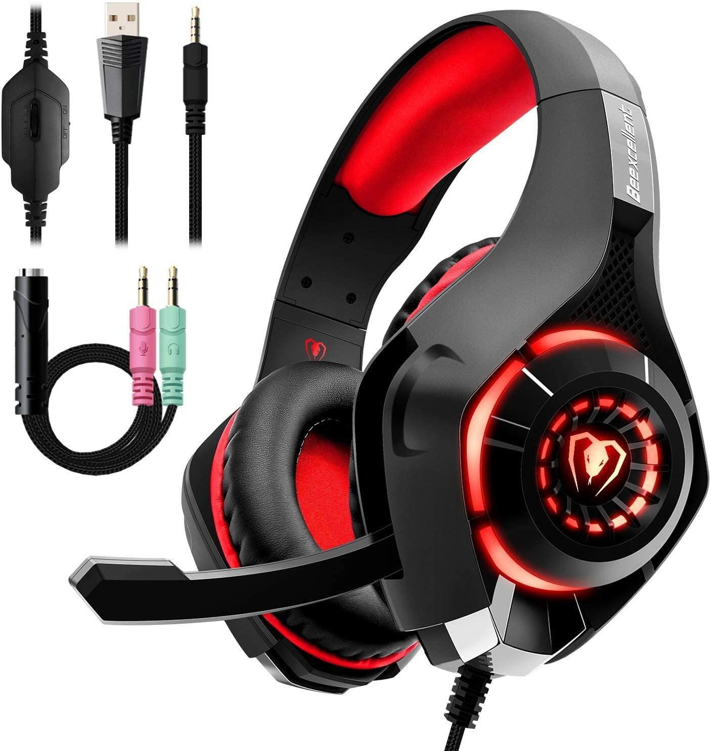 Gaming Headset for PC PS4, Stereo 
